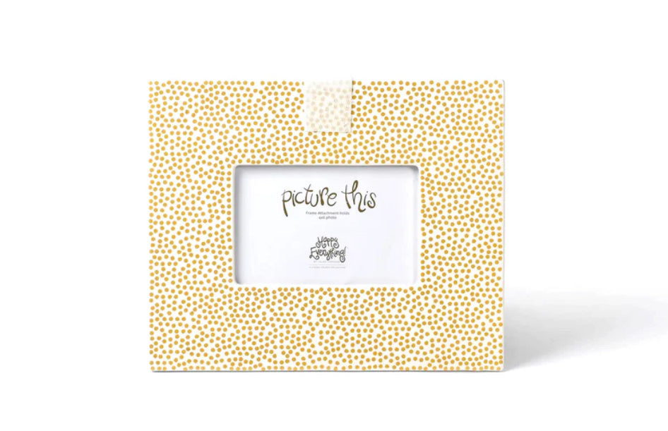 Gold Small Dot Mini Rectangle Frame