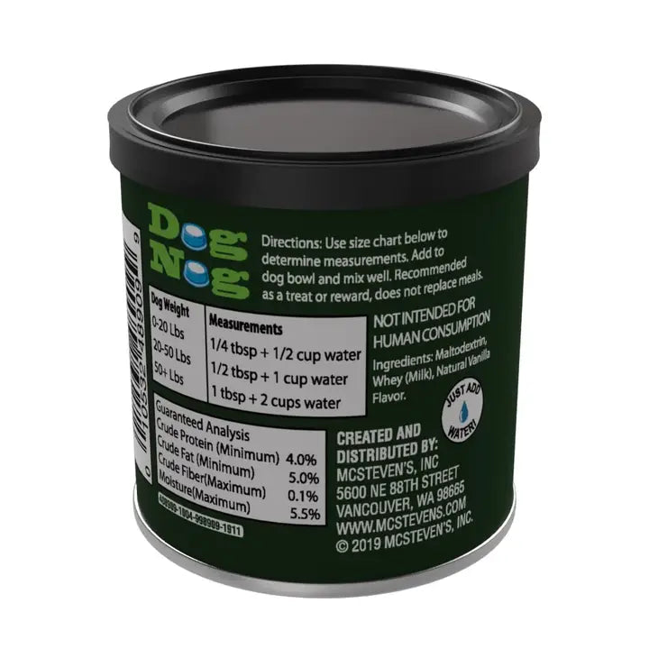McSteven's Holiday Dog Nog (3oz Round Tin)