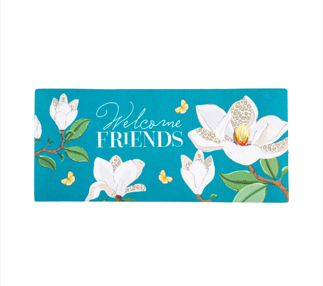 Leopard Magnolia Welcome Sassafras Switch Mat