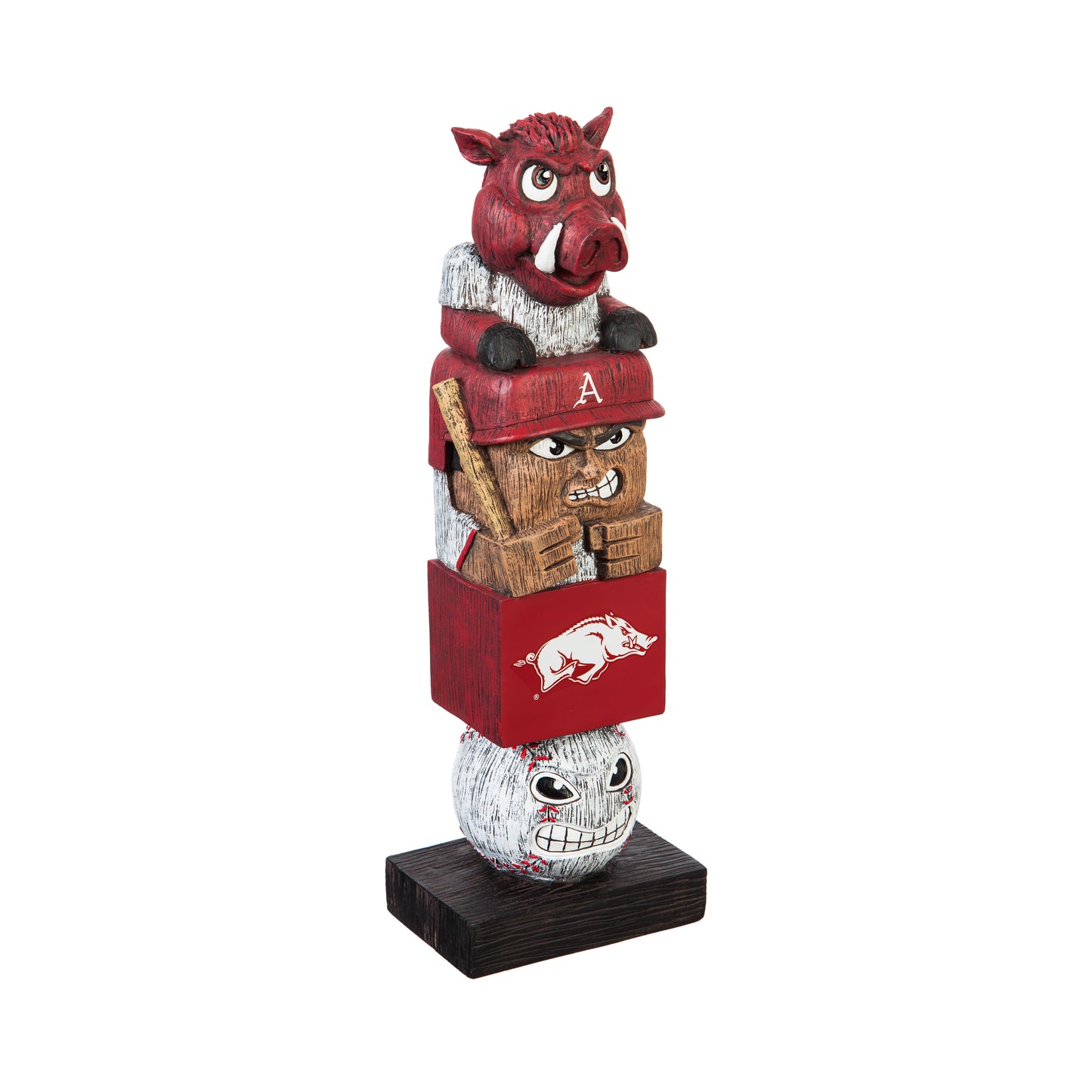 Indoor/Outdoor College Team Pride Totem Garden Statue, Univ of Arkansas