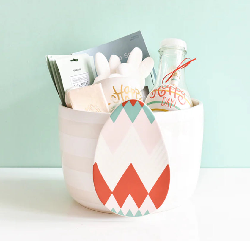 White Stripe Big Happy Everything Bowl