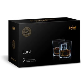 Luna Crystal Whiskey Glasses S/2
