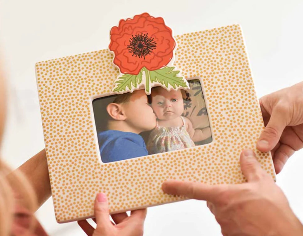 Gold Small Dot Mini Rectangle Frame
