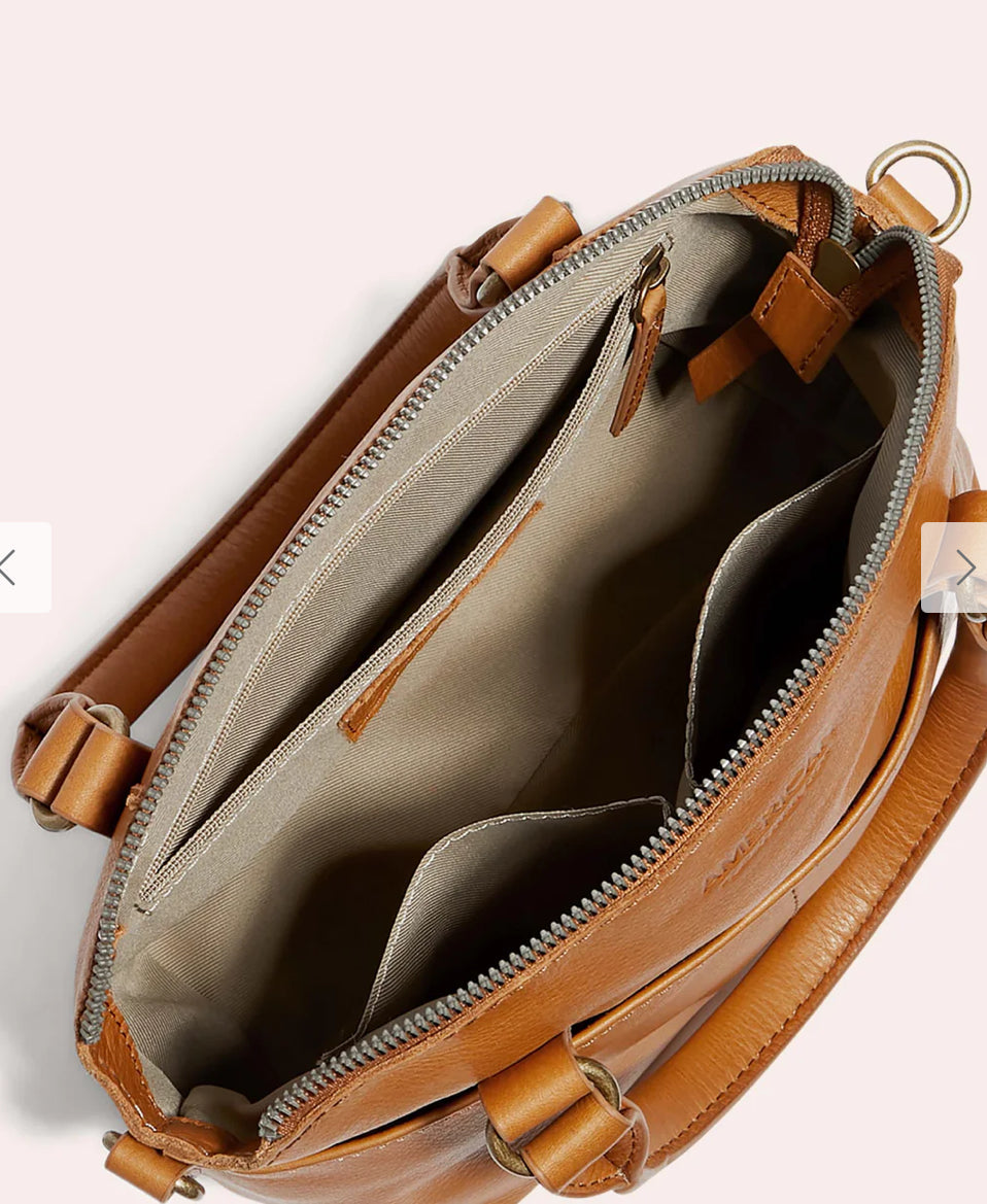 Carrie Mini Dome Crossbody - Ocean Blue Smooth