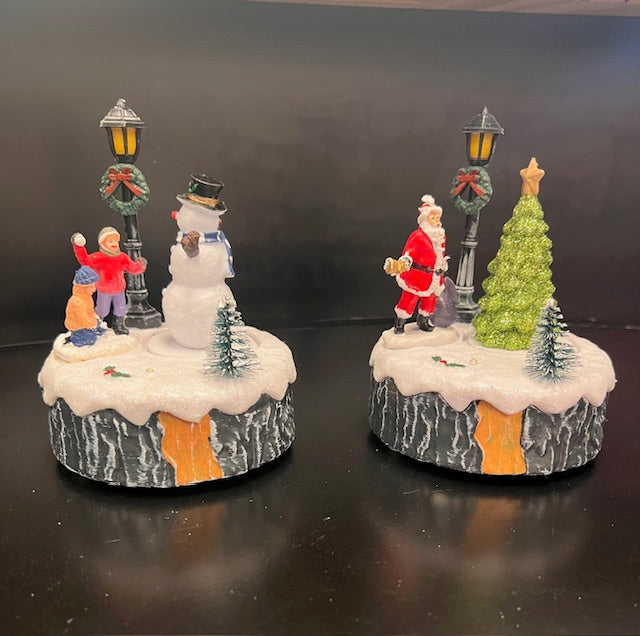 Rotating Christmas Scene