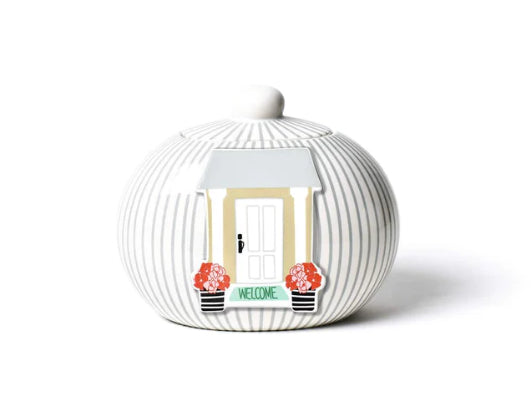 Stone Skinny Stripe Mini Cookie Jar