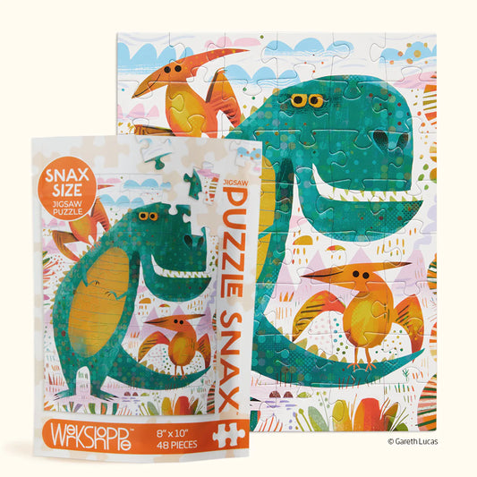 T-Rex And Friends 48 Piece Jigsaw Puzzle Snax