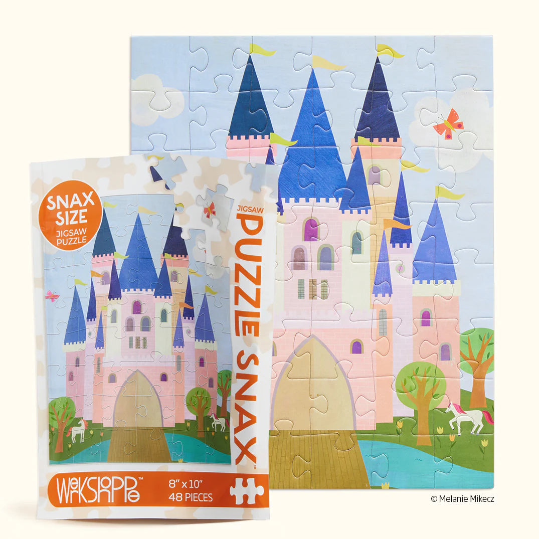 Pink Royal Castle 48 Piece Jigsaw Puzzle Snax