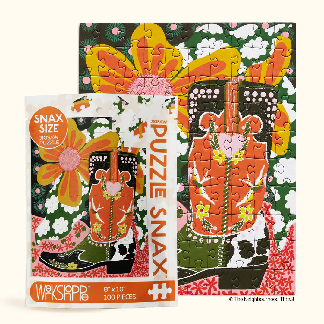 Fancy Boots 100 Piece Puzzle Snax