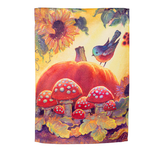 Autumn Light Suede Garden Flag