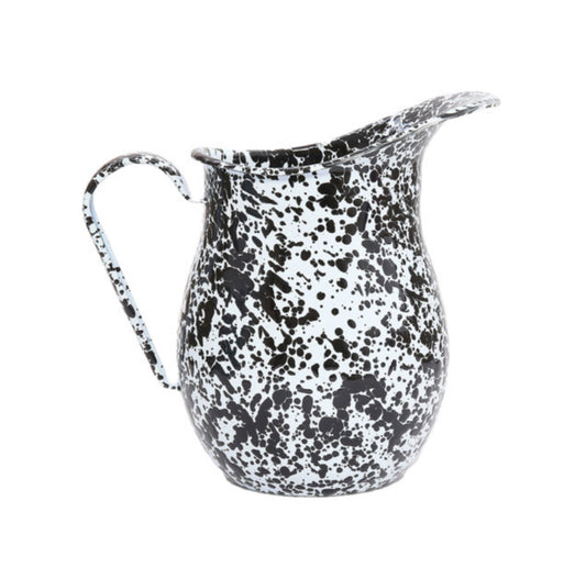 Black Splatter Large Pitcher