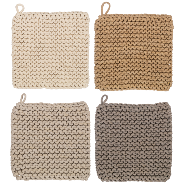 Crochet Pot Holder 4PC Set