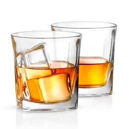 Luna Crystal Whiskey Glasses S/2