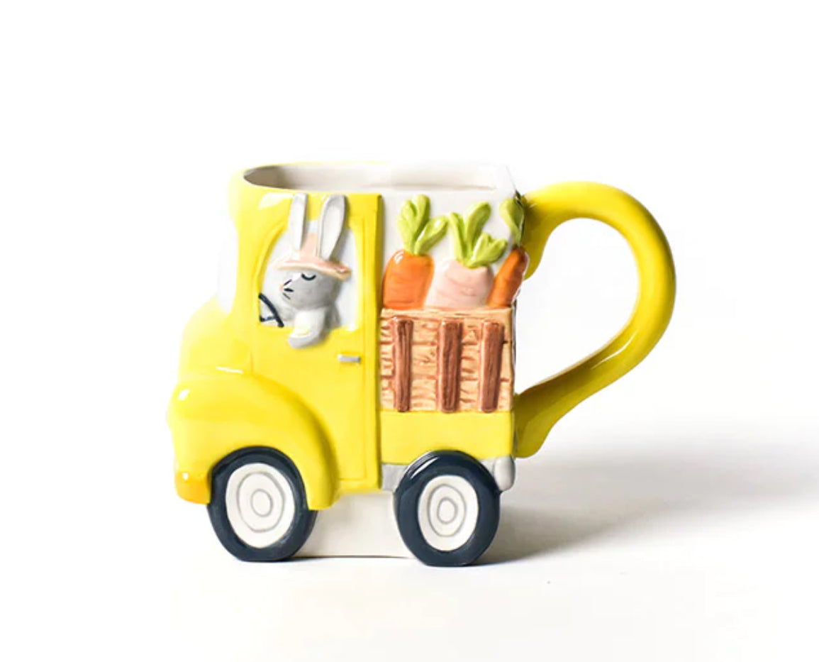 Easter Truck Shaped Mug