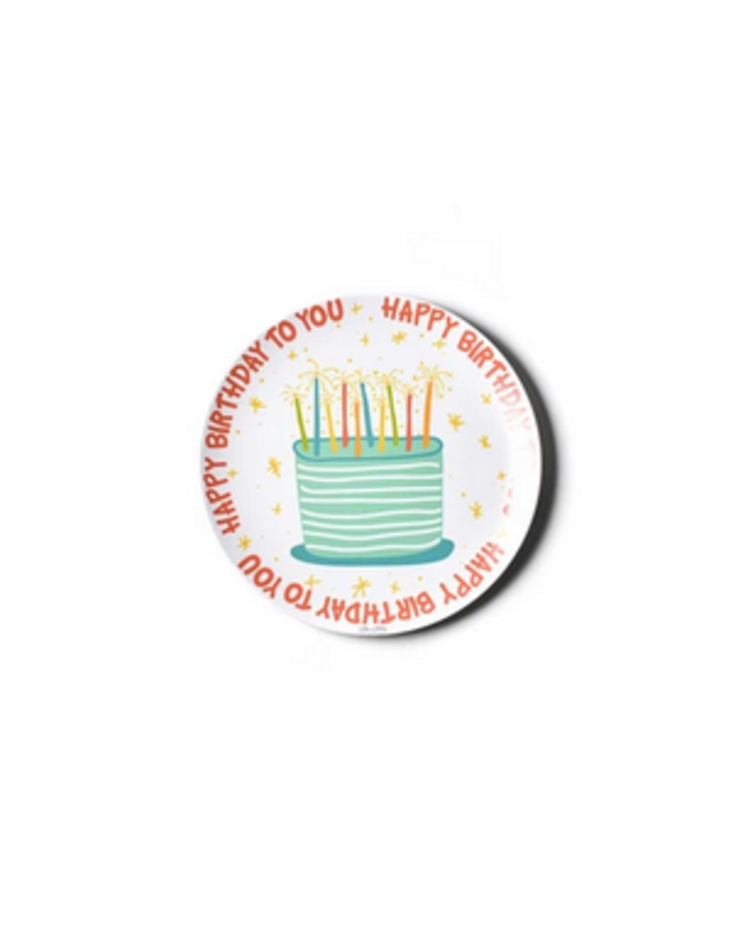 Happy Birthday Melamine Plate