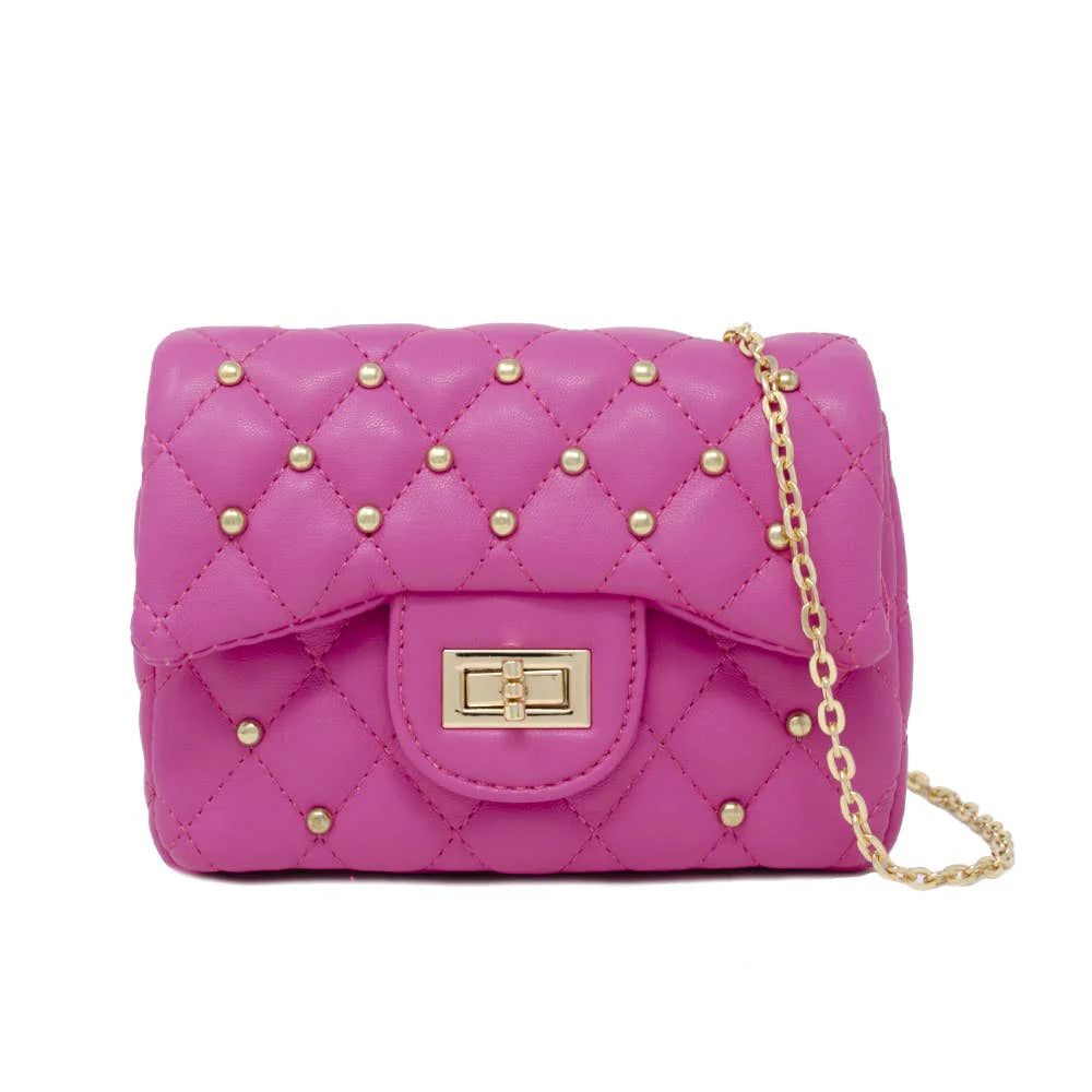 Classic Mini Stud Hot Pink