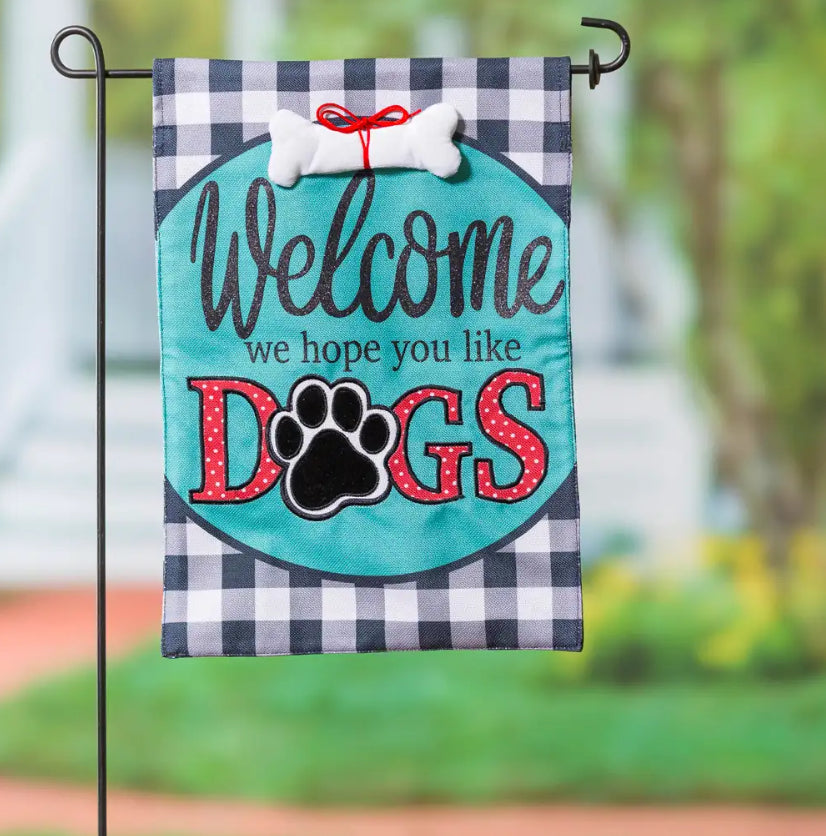 Hope You Like Dogs Garden Flag