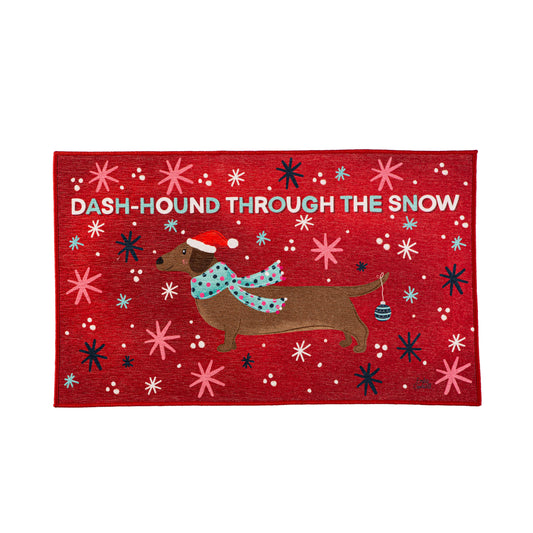 Happy Howlidays Washable Indoor/Outdoor Mat