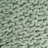 Chunky Green Throw Blanket