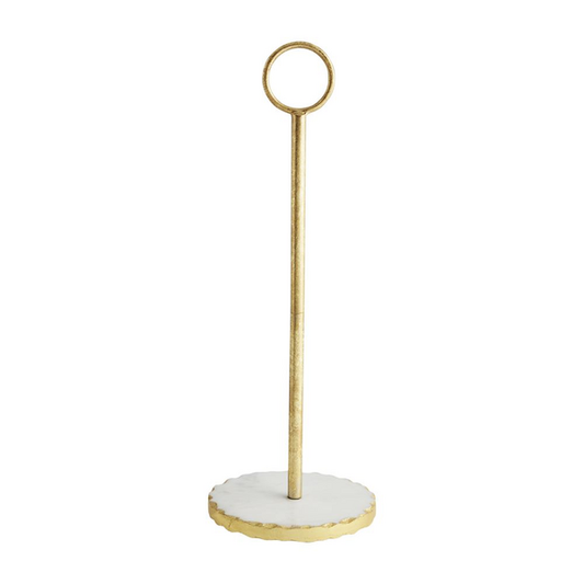 Gold Marble Paper Towel Holder - MudPie