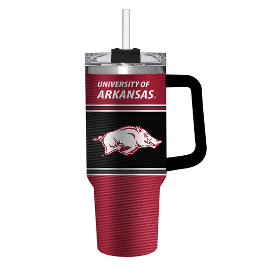 University of Arkansas 40 oz Stainless Steel Canyon Cup w/Straw