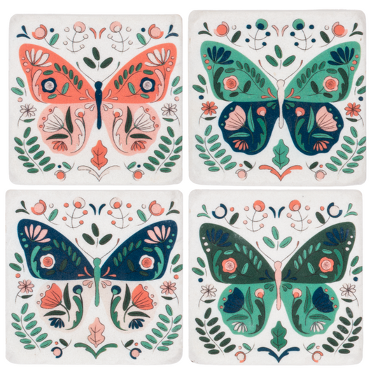 Boho Butterfly Coasters