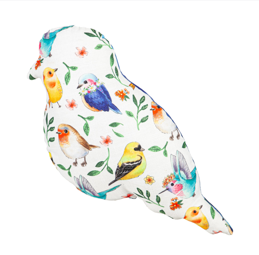 Blue Bird Shaped Pillow 16”