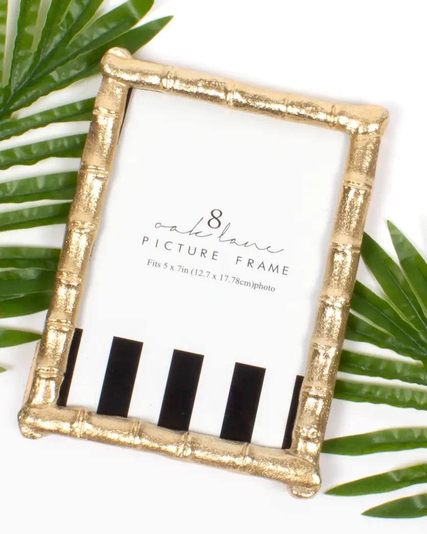 Gold Bamboo 5x7 Picture Frame