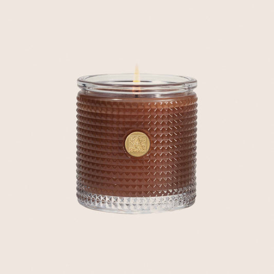 Cinnamon Cider 6 oz Textured Glass Candle