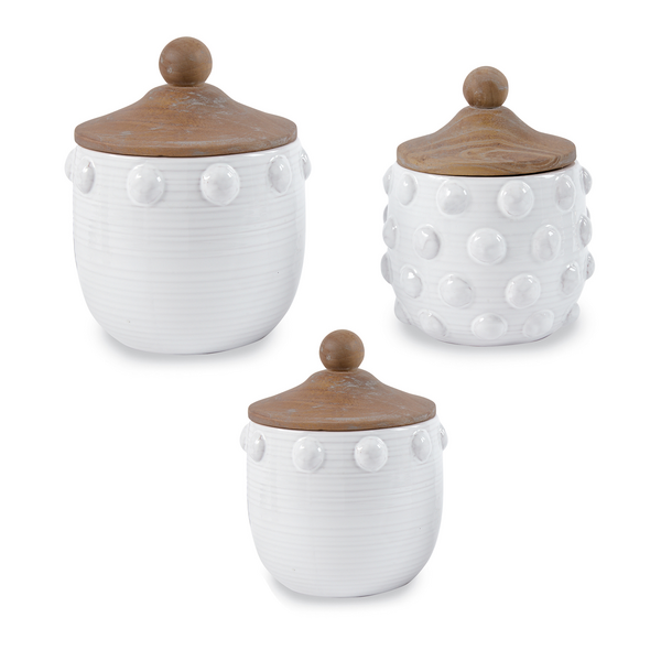 Raised Dot Canister Set