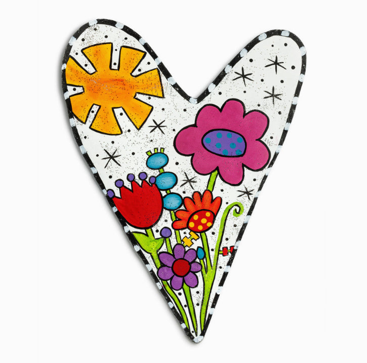 Heart Shaped Floral Door Hanger