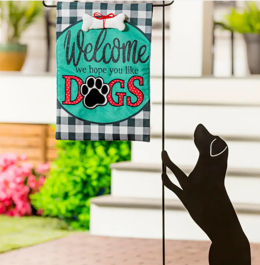 Hope You Like Dogs Garden Flag