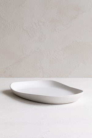 Matte White Serving Platter