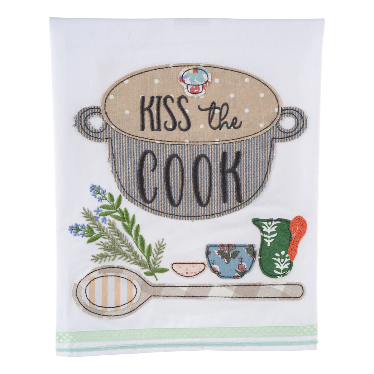 Kiss The Cook Tea Towel