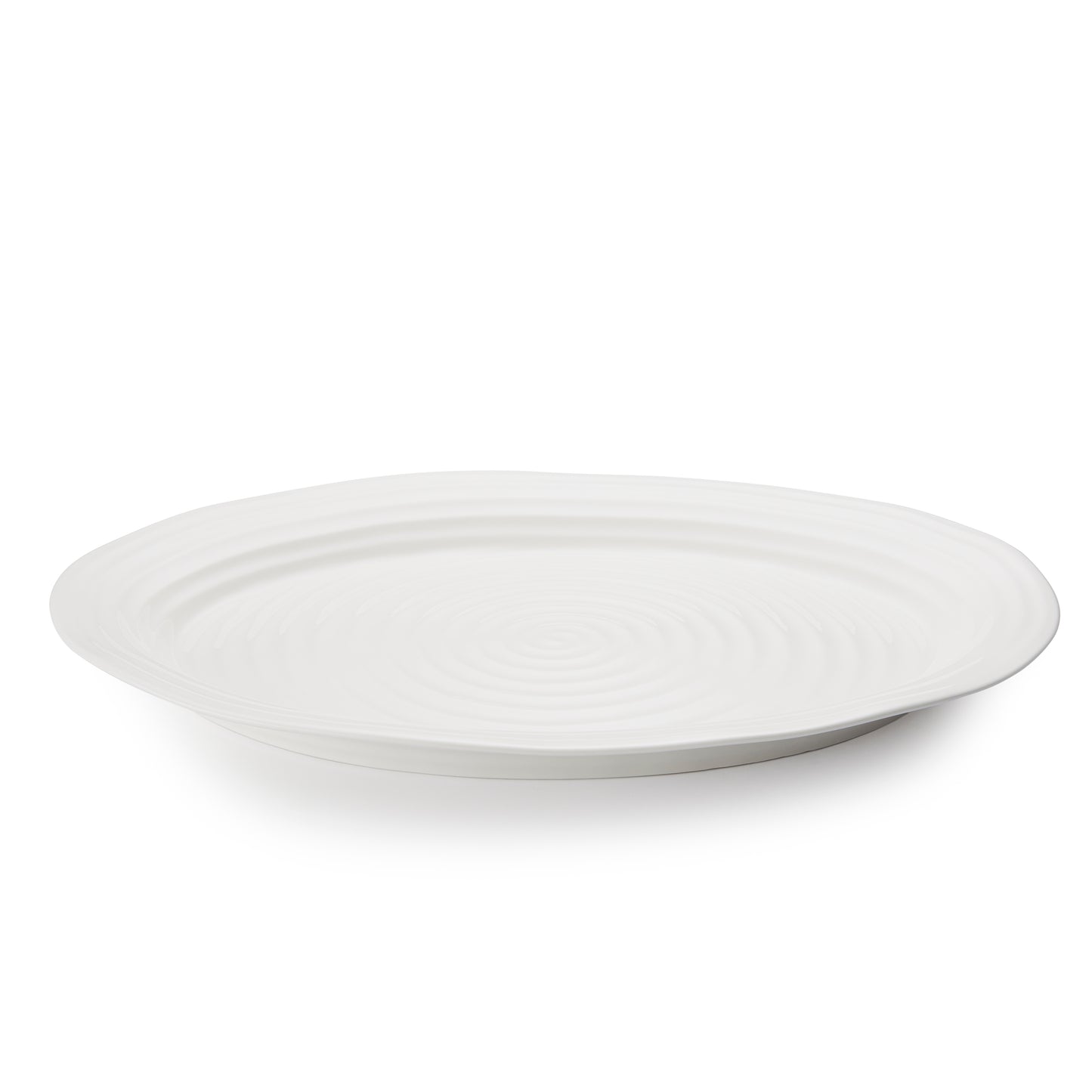 White Large Oval Platter - SC