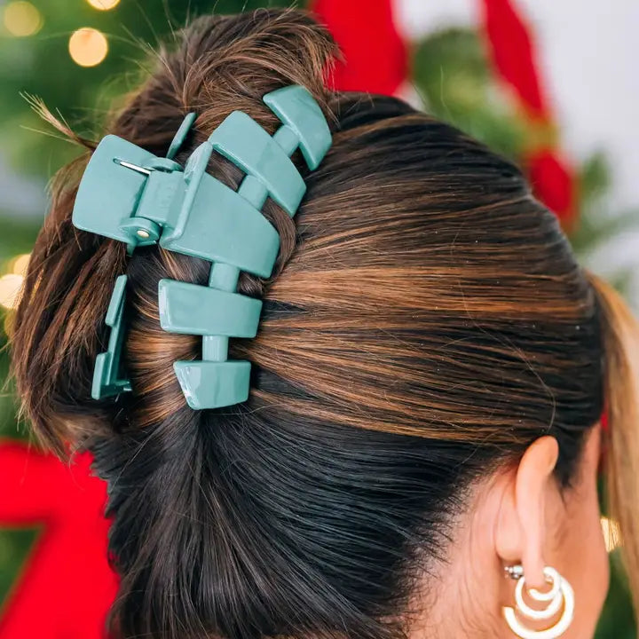 Classic Hair Clip | Large |Storm Blue