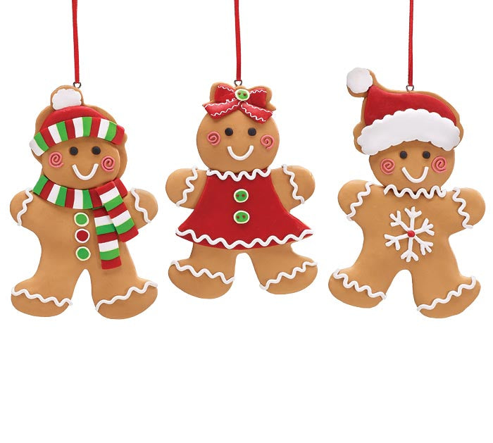 Clay Dough Gingerbread Ornament