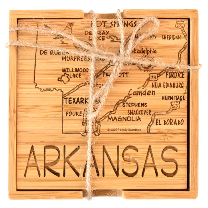 Arkansas Puzzle Coaster Set