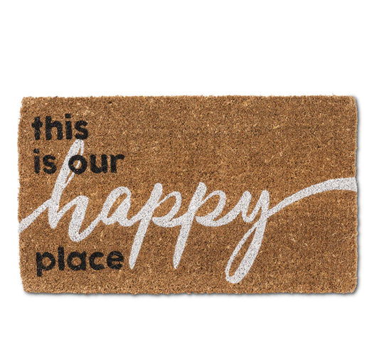 This Is Our Happy Place Coir Mat