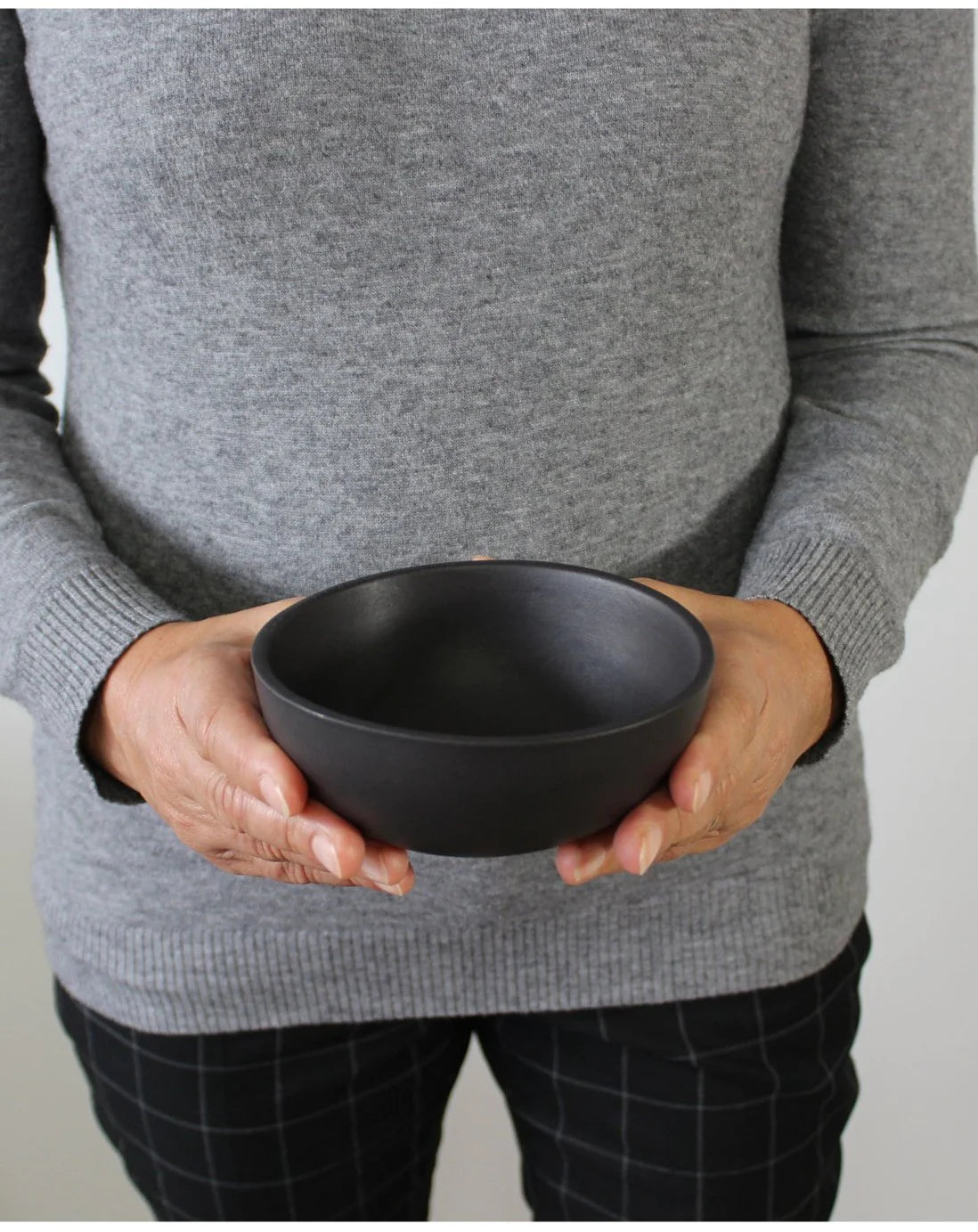 Matte Black Cereal Bowl