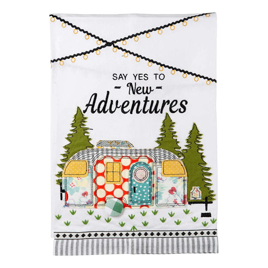 Adventures Camper Tea Towel