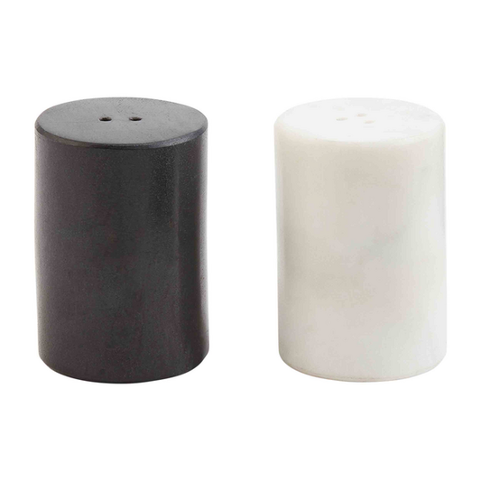 Black + White Salt & Pepper Shakers