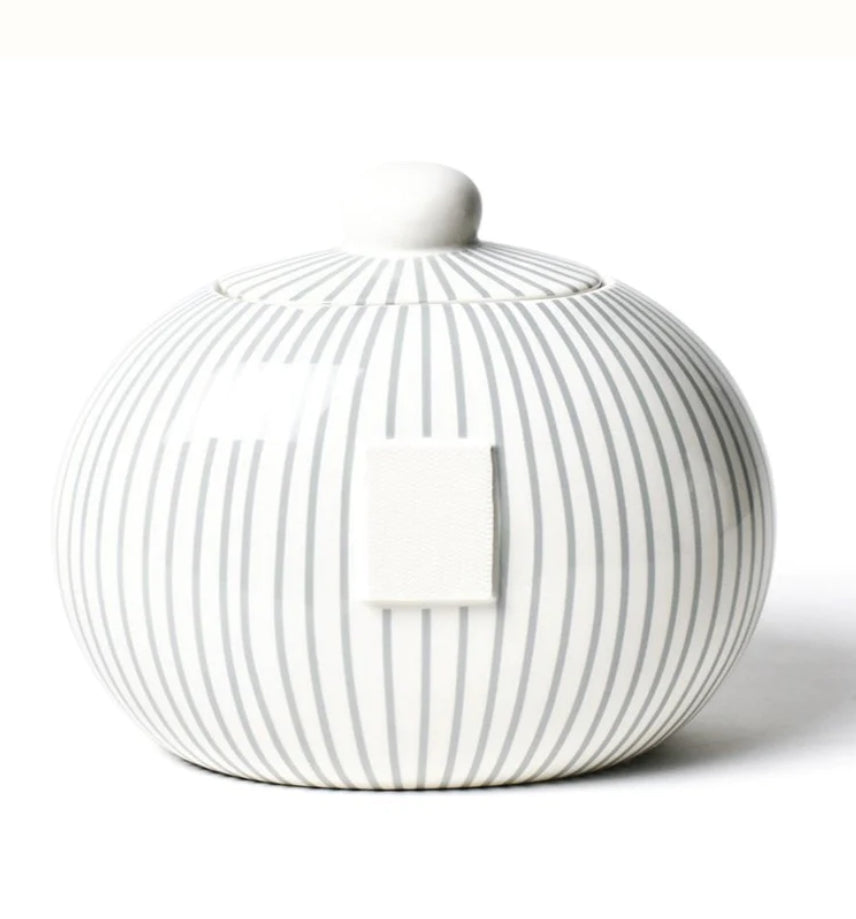 Stone Skinny Stripe Mini Cookie Jar