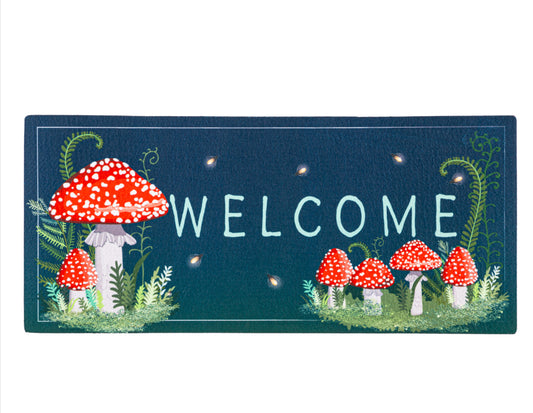 Welcome Friends Mushroom Sassafras Switch Mat