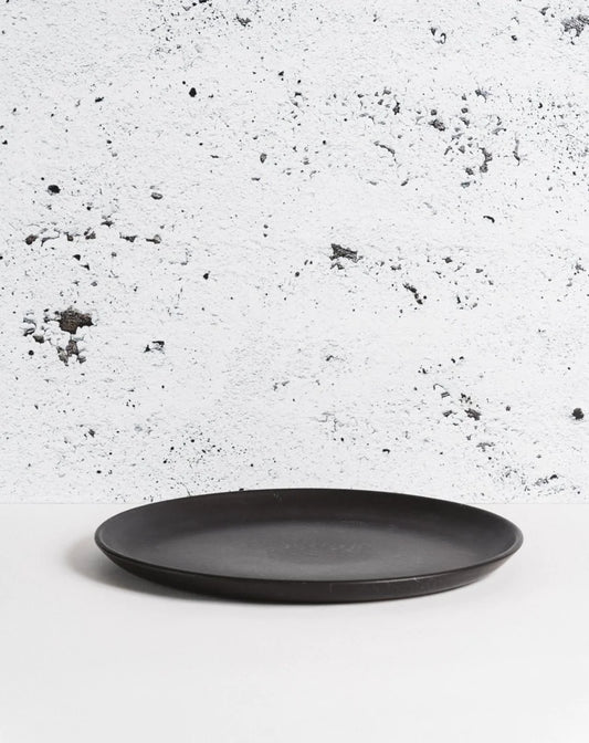 Matte Black Dinner Plate