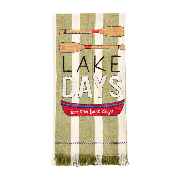 Lake Days Appliqué Towel