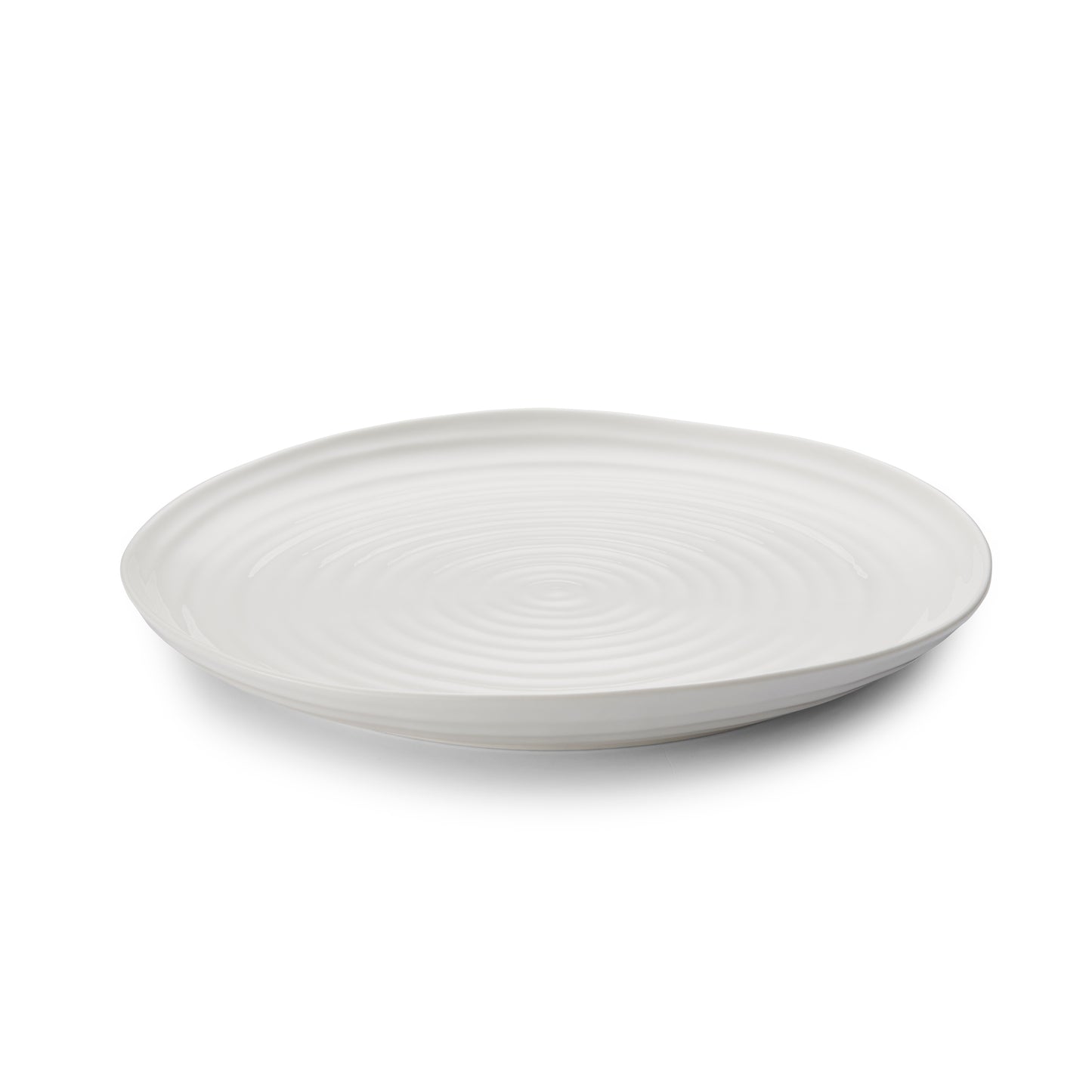 White Round Platter, 12” - SC