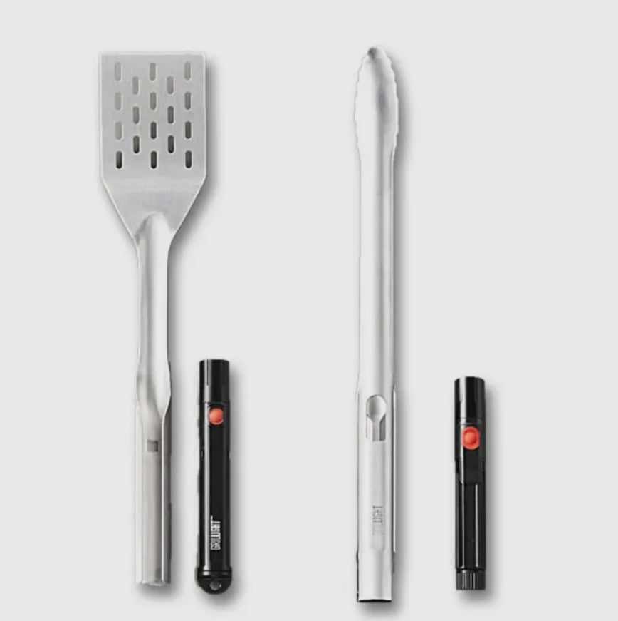 Grillight 2PC Grill Set (Spatula + Tongs)