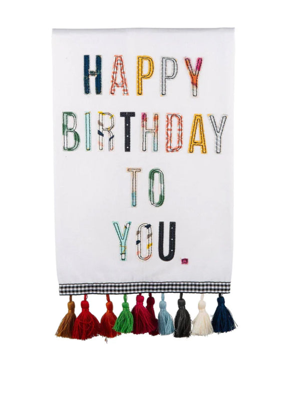 Happy Birthday To You Tea Towel