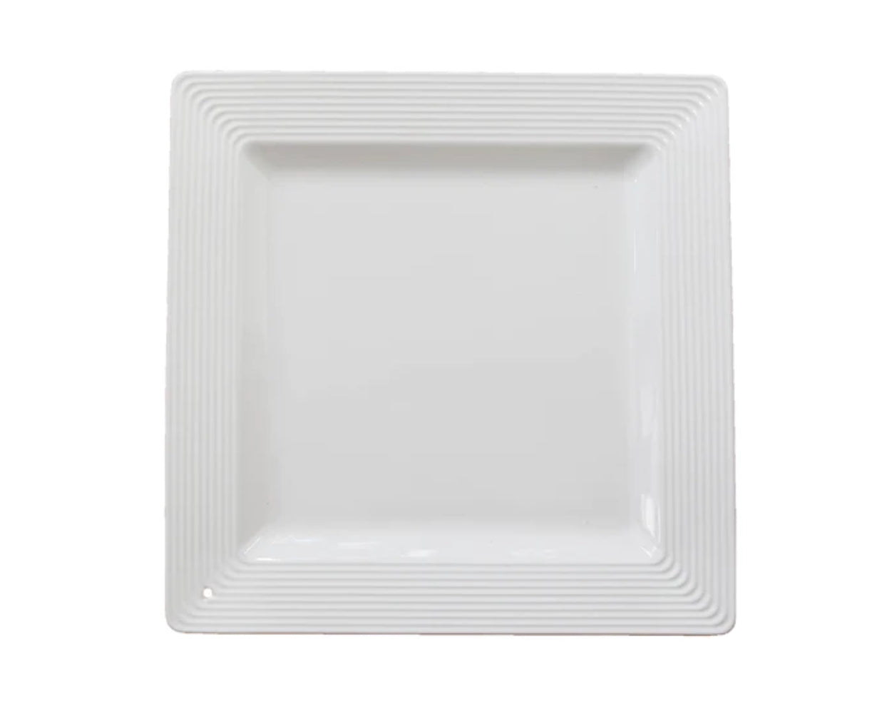 Pinstripe Square Platter